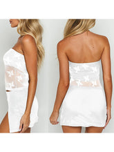 Load image into Gallery viewer, Lace Tube Crop Top
