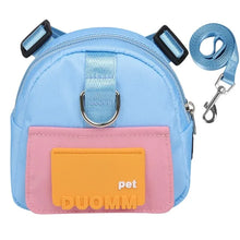Load image into Gallery viewer, Waterproof Pet Backpack For Dogs Puppy Bag With Harness Collar Outdoor Travel Dog Snacks Backpack French Bulldog Dog Accessories
