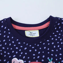 Load image into Gallery viewer, Dinosaur Embroidered Summer Girls Dress
