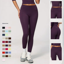 Load image into Gallery viewer, Fitness Leggings High Rise Hip Lift Brushed Soft Material For Ladies Outdoor Elastic Slim Fit Outer Wear Sports Tight Pants
