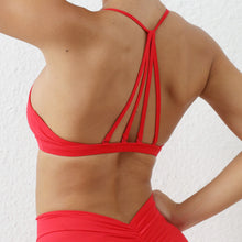 Load image into Gallery viewer, New Sports Bra Women Gym Yoga Sport Bra Bralette Mujer Brassiere Sport FemWhite Blue Navy Workout Top Red Pink
