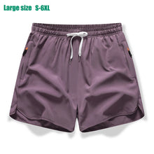 Load image into Gallery viewer, New Men's Sports Casual 3/4 Shorts With Ice Silk Lightweight Sweat-absorbing Outdoor Quick Drying Running Fitness Loose Pants
