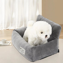 Load image into Gallery viewer, Dog Car Seat Pet Travel Booster Seat with Handle Dog Safety Car Seat Dog Car Bed Dual-Use for Car and Home Travel Carrier Bed
