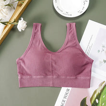 Load image into Gallery viewer, Sport Bra Breathable Inner and Outer Wear Vest Women Athletic Undergarment Gather Sports Underwear Quick Dry Workout Top
