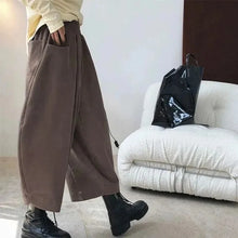 Load image into Gallery viewer, Women's Wide-Leg Pants Oversized Casual Harem Trousers with Pockets

