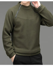Load image into Gallery viewer, Men's Sweatshirs Spring Fall Long-sleeved T-shirt Top Loose Trend Round Neck Bottoming Shirt Lightweight Casual Sports

