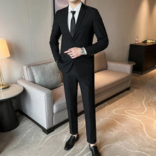 Load image into Gallery viewer, Korean Slim Business Suit Set
