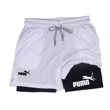 Load image into Gallery viewer, Summer Breathable Two-in-one Double-layer Shorts Men's Elastic Compression Shorts Quick-drying Multi-functional Shorts M-3XL
