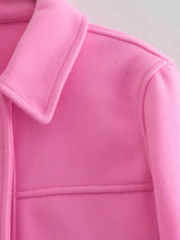 Load image into Gallery viewer, HH Jackets For Womens Autumn Fashion Solid Front Pockets Button Long Sleeve Jacket Elegant Woman Casual Outerwear Coat
