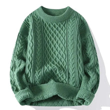 Load image into Gallery viewer, Trendy Knitted Sweater For Men Casual Round Neck Pullover Male Knitted Soft Fall Winter Fashion Long Sleeve Mens Kntwear Outwear
