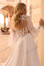 Load image into Gallery viewer, Elegant Boho Sweetheart Wedding Gown
