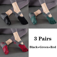 Load image into Gallery viewer, Grip Toe Yoga Socks Set

