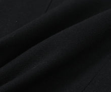 Load image into Gallery viewer, Retro Black Wool Long Coat

