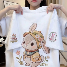 Load image into Gallery viewer, Women T-Shirts Loose Streetwear Unisex Fun Dog Printing Short Sleeve Cotton Girl Tees Female Top Summer 2026

