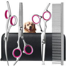 Load image into Gallery viewer, 4pcs Pet Safe Scissors - Ambidextrous Stainless Steel Dog Grooming Shears with Safe, Round Head for Precision Trimming
