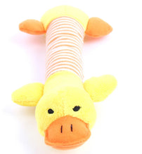 Load image into Gallery viewer, Funny Simulated Animal No Stuffing Dog Toy with Squeakers Durable Stuffingless Plush Squeaky Dog Chew Toy Crinkle Pet Squeak Toy
