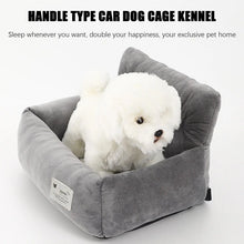 Load image into Gallery viewer, Dog Car Seat Pet Travel Booster Seat with Handle Dog Safety Car Seat Dog Car Bed Dual-Use for Car and Home Travel Carrier Bed
