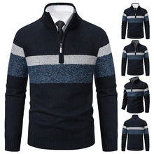 Load image into Gallery viewer, Zippered Fleece Turtleneck Sweater
