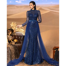 Load image into Gallery viewer, Elegant Sequined Mermaid Evening Gown
