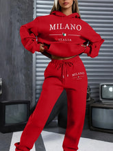 Load image into Gallery viewer, Women’s MILANO ITALIA Hoodie &amp; Sweatpants Set

