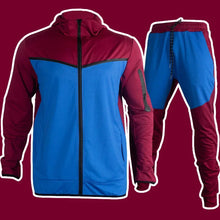 Load image into Gallery viewer, Luxury Brand Men Tracksuits 2-piece Set Black Sports Suit Tracksuits Jogging Men's Clothing Sweatpants Zip Sweatshirts Techwear
