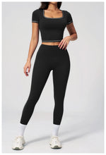 Load image into Gallery viewer, Yoga Shirts Women Sports T-Shirts Fitness Yoga Short Sleeve Gym Workout Top Running Active Shirts Female Push Up Sports T-shirts
