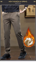 Load image into Gallery viewer, Winter Fleece Smart Casual Trousers
