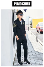 Load image into Gallery viewer, Plus Size 5XL 6XL Men's Tracksuit Autumn Clothes Sportswear Two Piece Set Men Jacket Sweatpants Male Sweatsuit Sports Suits Sets
