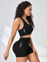 Load image into Gallery viewer, Women Yoga Set Bra Shorts Set Seamless Fitness Tracksuit Gym Running Shorts Sports Set Workout Shockproof Vest Outfit
