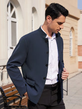 Load image into Gallery viewer, Men’s Lightweight Stand-Collar Casual Blazer
