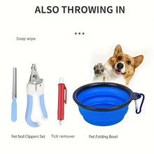 Load image into Gallery viewer, 127 Compact Dog and Cat Travelling First Aid Kit with Emergency Supplies and Pet First Aid Manual for Hiking, Camping and Huntin

