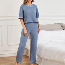 Load image into Gallery viewer, Solid Knit Two Piece Pajama
