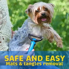 Load image into Gallery viewer, Pet Deshedding Brush Cat Comb Self Cleaning Hair Remover Grooming Tool for Dog and Cats De-Matting Comb Cleaning Pets Supplies
