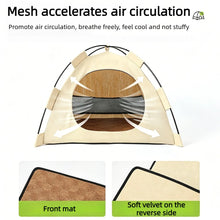 Load image into Gallery viewer, Pet Tent Bed Cats House Supplies Products Accessories Warm Cushions Furniture Sofa Basket Beds Winter Clamshell Kitten Tents Cat
