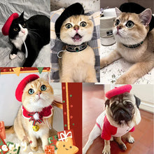 Load image into Gallery viewer, Pets Dog Hat Accessories Pets Grooming Dress Up Cap Cute Beret Mini Decorative Cat Headwear Puppy Painter Felt Hat
