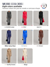 Load image into Gallery viewer, New Gym Yoga Outfit for Women Zipper Long Sleeve Fitness Suit Daily Casual Running Fitness Sportswear Two-Piece Sets Coat+Pants
