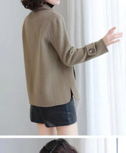 Load image into Gallery viewer, Short Woolen Casual Autumn Coat
