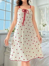Load image into Gallery viewer, Floral Strap Summer Nightgown

