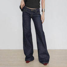 Load image into Gallery viewer, Women's Slim Fit Flared Jeans Y2K Vintage Low Rise Stretch Denim Pants with Embroidery Distressed Style for Everyday Outfits
