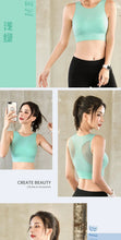 Load image into Gallery viewer, Sports Bras for Women Quick Drying Mesh Racerback Sports Bra Seamless Padded Sports Bra Yoga Bras Workout Bra Activewear Bra
