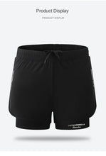 Load image into Gallery viewer, Men's Swim Trunks Quick Dry Athletic Shorts with Compression Liner for Beach Pool Running Gym
