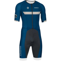 Load image into Gallery viewer, RIGHTTRACK Trisuit MEN'S Triathlon Jumpsuit Summer Skinsuit Swimming Cycling Running Competition Apparel Custom Names Flags
