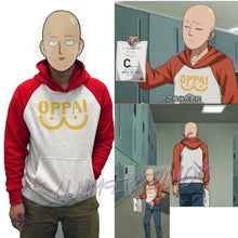 Load image into Gallery viewer, Coat Anime Saitama Oppai Hooded Hoodie Men Women Fleece Sweatshirt Fashion Harajuku Jacket Brand Clothes Cosplay Costume
