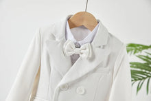 Load image into Gallery viewer, White Formal Boys Blazer Set
