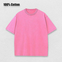 Load image into Gallery viewer, Vintage Washed T-shirts 100% Cotton Gym Muscle Rat Print Crew Neck Tshirts Casual Goth Hip Hop Streetwear Women Men Summer Tee
