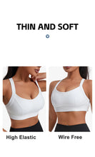 Load image into Gallery viewer, Women High Impact Sports Bra Criss Cross Back Padded Bra Workout Fitness Sports Yoga Bras Shockproof Sport Crop Top Vest
