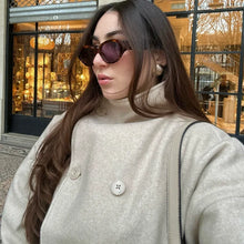 Load image into Gallery viewer, 2025 Autumn Woolen Coats Women Casual Double Breasted Stand Collar Female Office Short Jackets Chic Lady Loose Street Outwear
