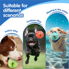 Load image into Gallery viewer, Pet dog toy, rubber tennis ball, prick ball, squeaking, grinding teeth, relieving boredom, accompanying various dogs of all size
