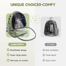 Load image into Gallery viewer, Pet Cat Carrier Bag Outdoor Travel Backpack for Cats Small Dogs Breathable Cat Carrying Bag Pet Supplies Transparent
