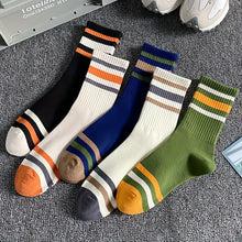 Load image into Gallery viewer, Colorful Stripe Casual Socks
